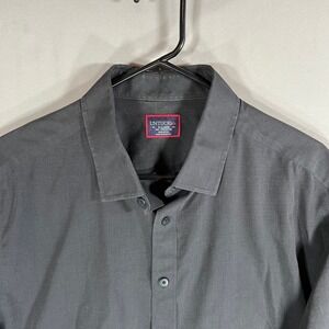 UNTUCKit Black Stone Wrinkle Free Casual Button Up Shirt Long Sleeve Men's XLT